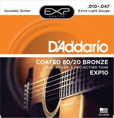 D'ADDARIO EXP10 - струны для акустической гитары