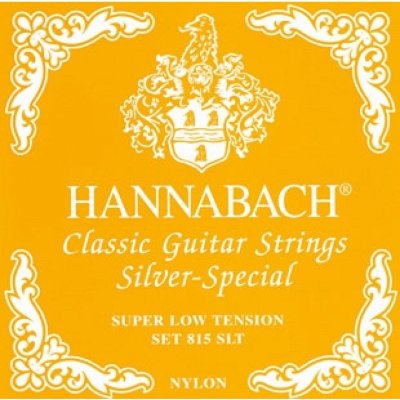 Купить hannabach 815slt yellow silver special - струны для классической гитары