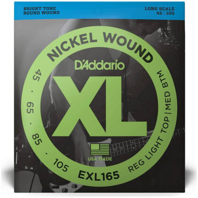 D'Addario EXL165 - Струны для 4-х струнной бас гитары