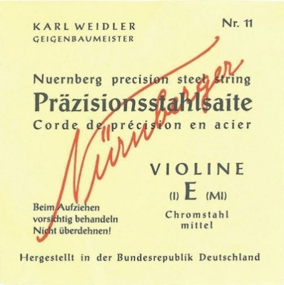 Купить nurnberger precision violin strings 4/4 - комплект струн для скрипки 4/4