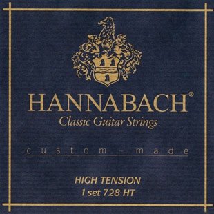 Hannabach 728HT Custom Made Blue - струны для классической гитары