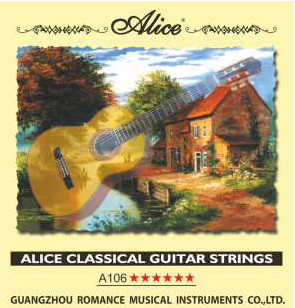 Купить alice ac106-h-6 - одиночная 6-я струна для классической гитары