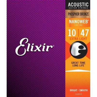 Купить elixir 16002 nanoweb - струны для акустической гитары