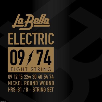 Купить la bella hrs-81 hrs crazy eights - струны для электрогитары