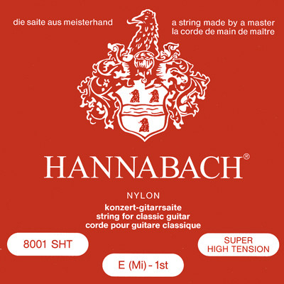 Купить hannabach 800-sht red silver plated - струны для классической гитары
