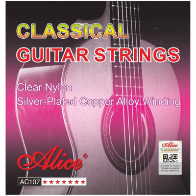Купить alice ac107-n - комплект струн для классической гитары