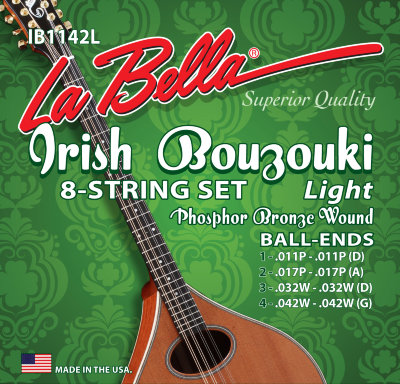 La Bella IB1244S - Комплект струн для бузуки
