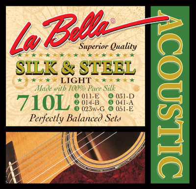 Купить la bella 710l - струны для акустической гитары