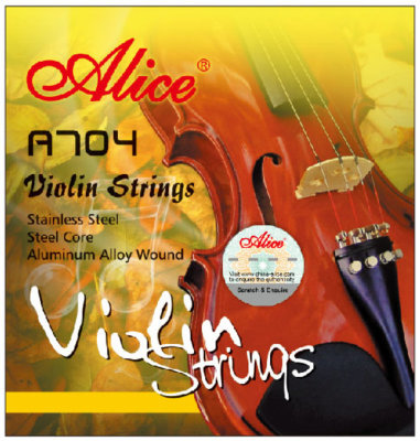 Купить alice a704 4/4 - комплект струн для скрипки 4/4