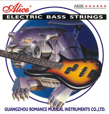 Купить alice a606(4)-l - струны для 4-х струнной бас гитары