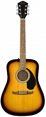 Купить fender fa-125 sb wn - гитара акустическая фендер