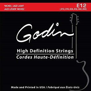 Godin Jazz Light E-12 - струны для электрогитары