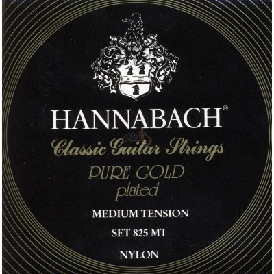 Hannabach 825MT Black PURE GOLD - струны для классической гитары