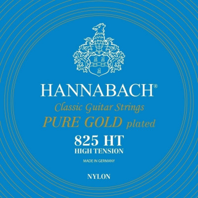 Hannabach 825-HT Blue PURE GOLD - струны для классической гитары