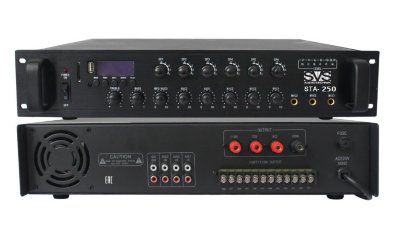 Купить svs audiotechnik sta-250 - усилитель мощности трансляционный, 250 вт