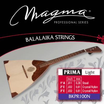 Купить magma strings bkpr-100n - комплект струн для балалайки прима