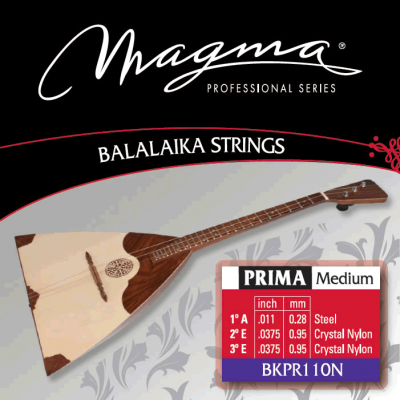 Купить magma strings bkpr-110n - комплект струн для балалайки прима