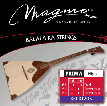 Купить magma strings bkpr-120n - комплект струн для балалайки прима