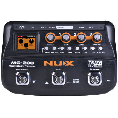 Купить nux cherub mg-200 - гитарный процессор