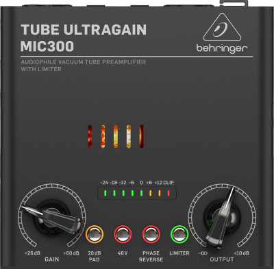 Купить behringer mic300 - ламповый предусилитель для микрофона