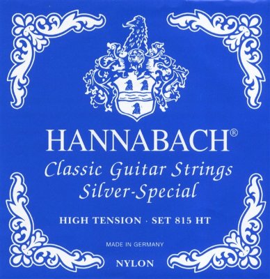 Купить hannabach 815ht blue silver special - струны для классической гитары