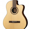 Купить cort ac160cf-nat classic series - классическая гитара со звукоснимателем