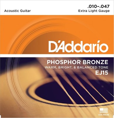 Купить d'addario ej15 - струны для акустической гитары
