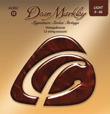 Dean Markley DM2202 Vintage Bronze - Cтруны для 12-струнной акустической гитары