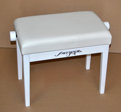 Мозеръ BPM-20WH - Банкетка для пианино белая 