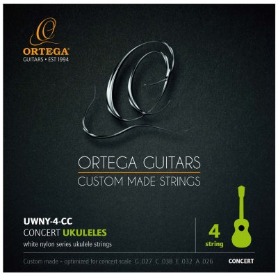 Ortega UWNY-4-CC - Комплект струн для укулеле концерт