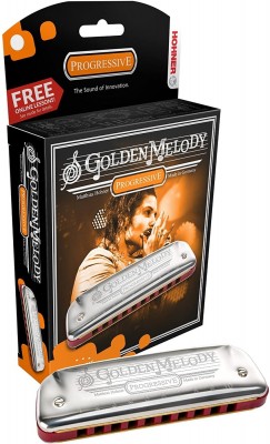 Купить hohner m542106x golden melody - губная гармошка