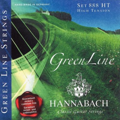 Купить hannabach 888mt black greenline - струны для классической гитары