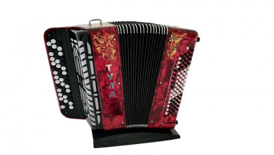 Баян ученический тульский бн-41 трехрядный, 46Х80-II 