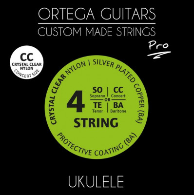Ortega UKP-CC Pro - Комплект струн для укулеле концерт