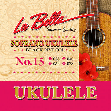 La Bella 15-BLACK - струны для укулеле