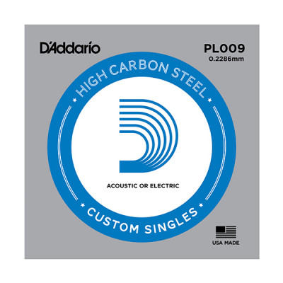 D`Addario PL009 PLAIN STEEL - Отдельная струна