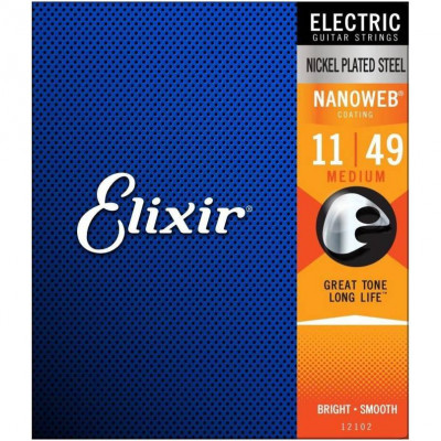 ELIXIR 12102 NANOWEB - струны для электрогитары
