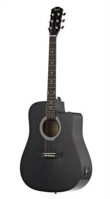 Купить fender squier sa-105ce bk - гитара электроакустическая фендер  (0)