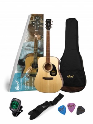 Cort CAP-810-OP Trailblazer Standard Series - Акустическая гитара и комплект аксессуаров