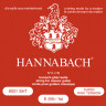 Купить hannabach 800-sht red silver plated - струны для классической гитары