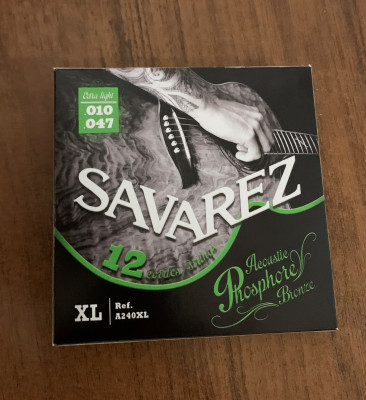 Savarez A240XL Комплект струн для 12-ти струнной акустической гитары