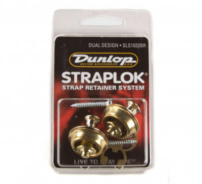 Купить dunlop sls1032br straplok dual - крепление ремня
