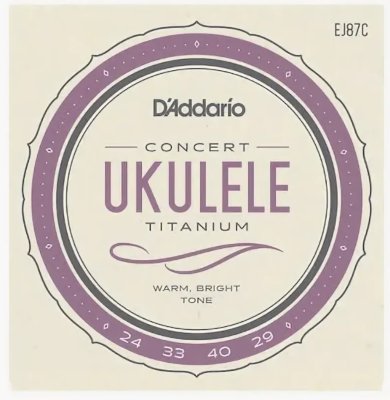 D'Addario EJ87C - Комплект струн для укулеле концерт