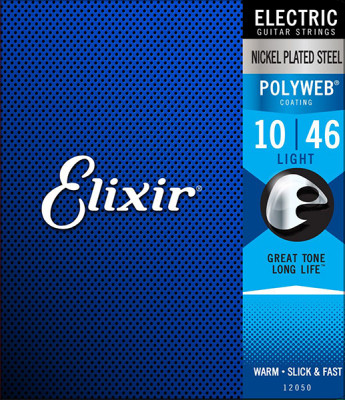 Elixir 12050 POLYWEB - струны для электрогитары