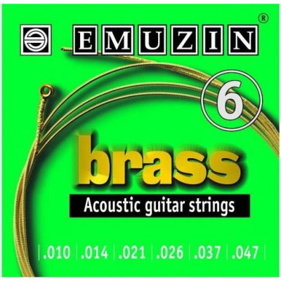 Emuzin 6A103 brass - струны для акустической гитары