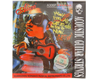 Alice A306P-SL  Струны для акустической гитары 