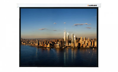 Настенный экран Lumien Master Picture 229х305см Matte White FiberGlass (белый корпус) черн. кайма
