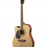 Купить cort ad880ce-lh-ns standard series - гитара электроакустическая, леворукая
