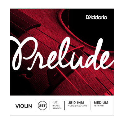 Купить d'addario j810-1/4m prelude - комплект струн для скрипки 1/4
