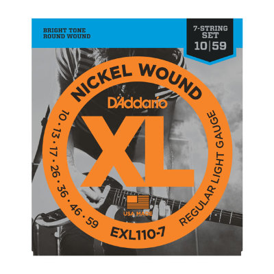 D'ADDARIO EXL110-7 - струны для электрогитары